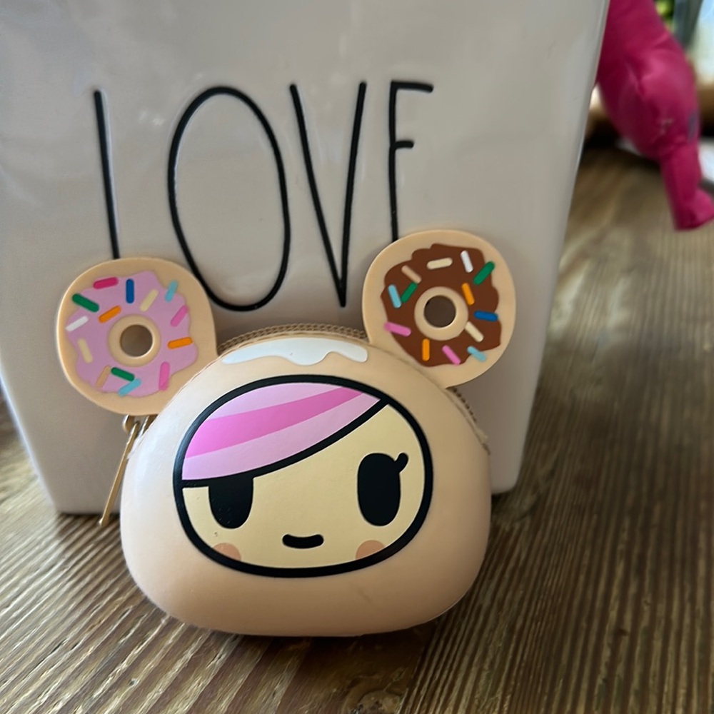 Donutella tokidoki silicone coin purse